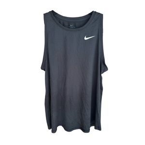 Black Nike Dri-Fit Muscle Tank